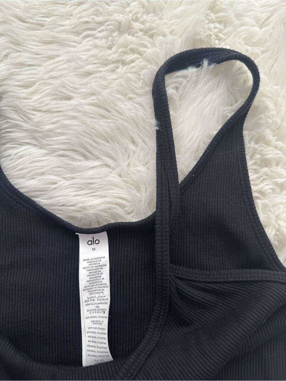 Alo Ribbed Prosper Tank - Picture 5 of 6